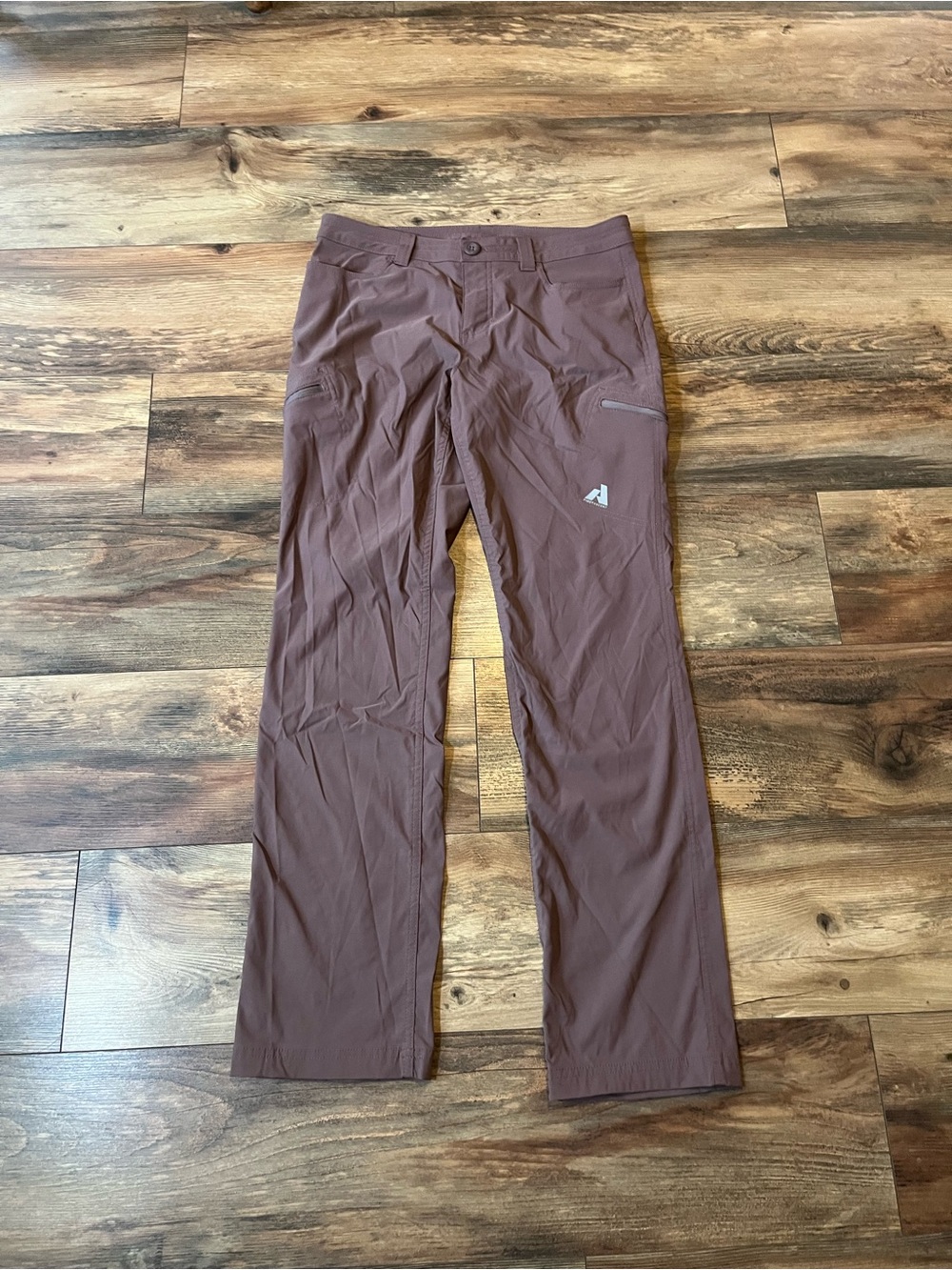 Eddie Bauer First Ascent Women’s 6 Mauve Hiking Pants Stretch Cargo Outdoor